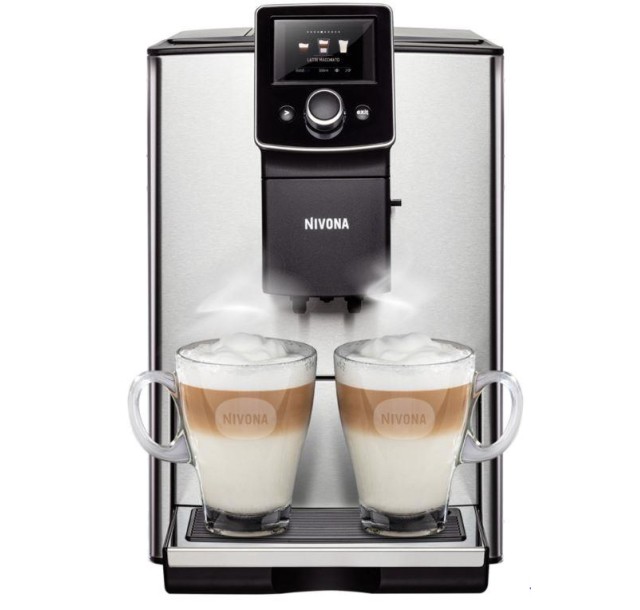 Кавомашина NIVONA CafeRomatica 2.2л, зерно + мелена, автомат.капучинатор, авторецептів - 9, метал