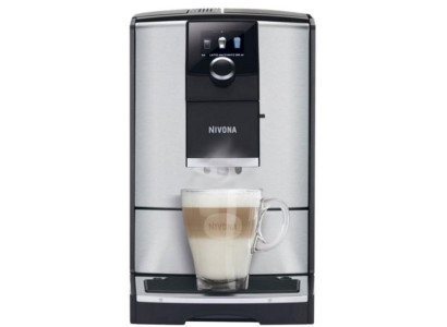 Кавомашина Nivona CafeRomatica 2.2л, зерно + мелена, автомат.капучинатор, авторецептів - 5, сіро - чорний