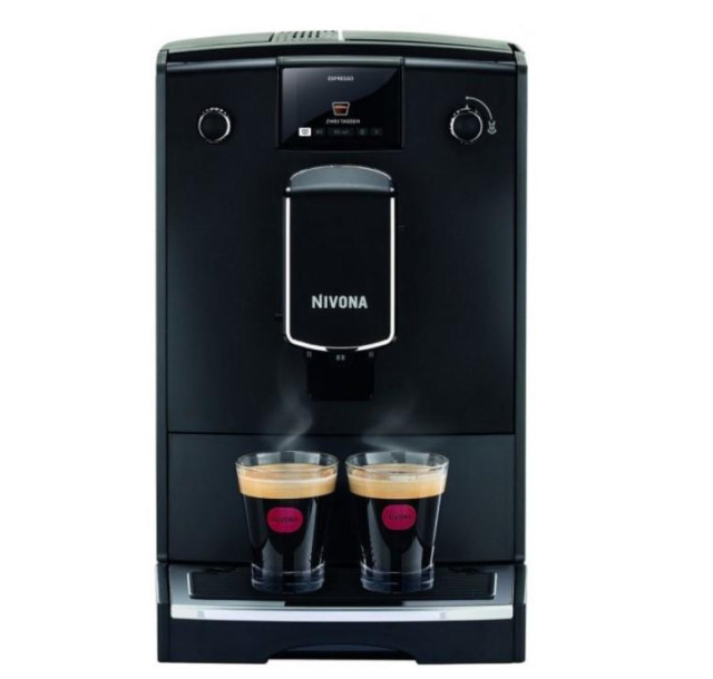Кавомашина Nivona CafeRomatica 2.2л, зерно + мелена, автомат.капучинатор, авторецептів - 5, чорний