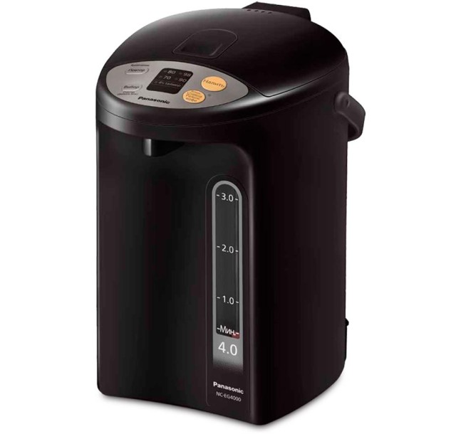 Термопот Panasonic 4л, пластик, чорний