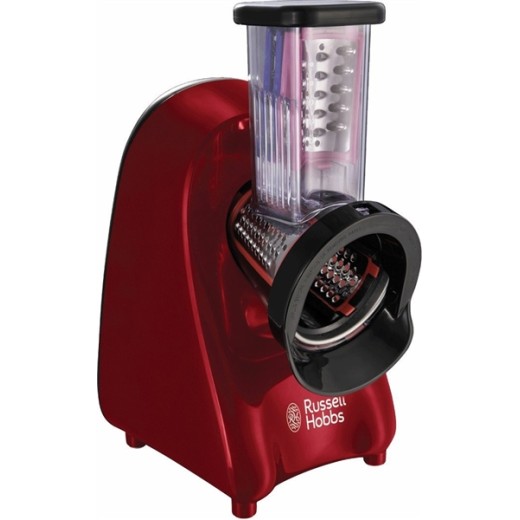 Мультирізка Russell Hobbs Desire Slice&Go, 200Вт, 3 насадки, корпус-пластик, червоний