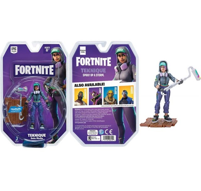 Колекційна фігурка Fortnite Solo Mode Teknique, 10см