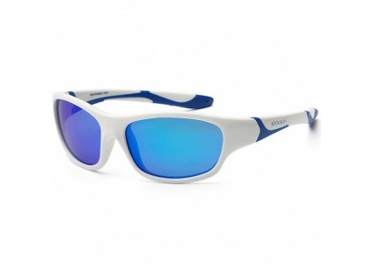 Дитячі сонцезахисні окуляри Koolsun Sport, 6-12р, біло-блакитний