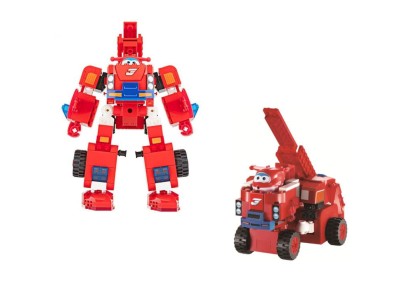 Конструктор-трансформер Super Wings Small Blocks 2-in-1 Buildable Transforming Vehicle Джетт (Jett)