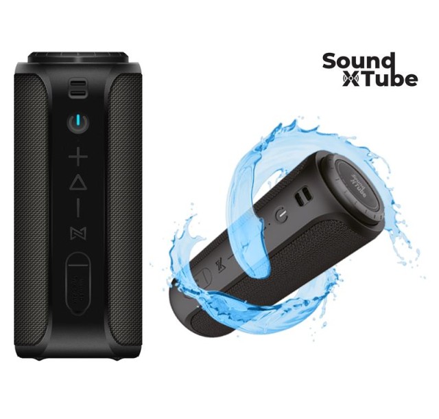 Акустична система 2E SoundXTube TWS, MP3, Wireless, Waterproof Black