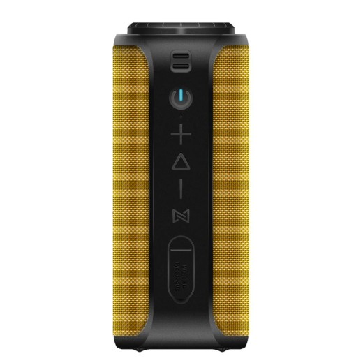 Акустична система 2E SoundXTube TWS, MP3, Wireless, Waterproof Yellow