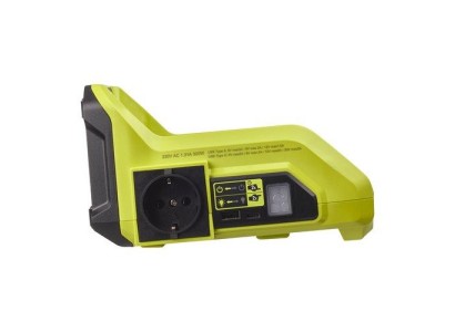 Інвертор напруги акумуляторний Ryobi Max Power RY36BI300A-0 36В розетка 1х220В рознім 2хUSB 300/500Вт (без АКБ та ЗП)