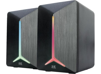 Акустична система 2E GAMING SG300, 2.0, 3.5mm, RGB, чорний