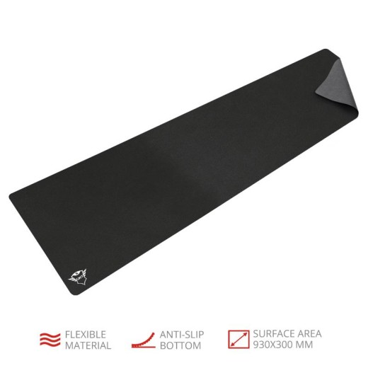 Ігрова поверхня Trust GXT 758 MOUSEPAD XXL (930x300x3мм), Чорний