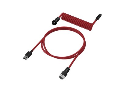 Кабель заряджання/синхронізації HyperX USB-A > USB-C, спіральний, 1.37м, чорний