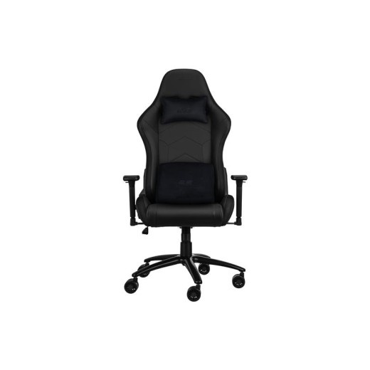 Крісло 2E GAMING OGAMA II RGB, ПУ шкіра, 3D-Armrests, чорний