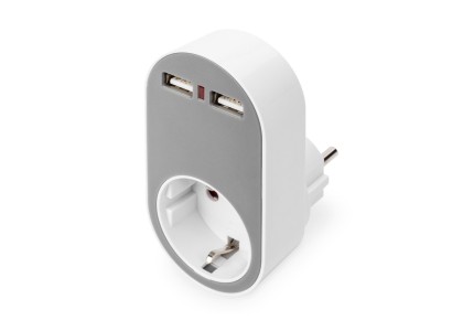 Зарядний пристрій DIGITUS Universal USB + Power Socket