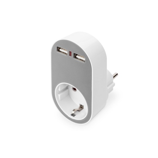 Зарядний пристрій DIGITUS Universal USB + Power Socket