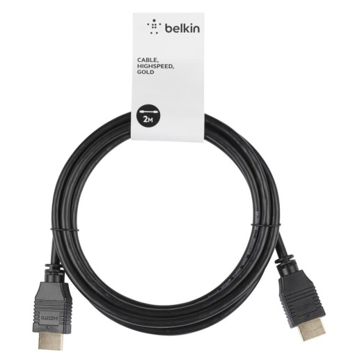 Кабель Belkin HDMI (AM/AM) High Speed Ethernet, 1м, чорний