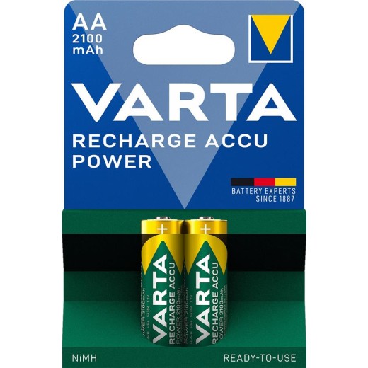 Акумулятор Varta NI-MH Power AA 2100 мА•г, 2шт