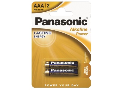 Батарейка Panasonic ALKALINE POWER лужна AAA блістер, 2 шт.