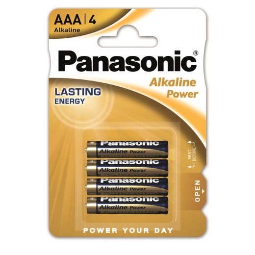 Батарейка Panasonic ALKALINE POWER лужна AAA блістер, 4 шт.