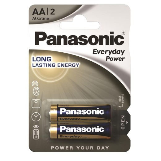 Батарейка Panasonic EVERYDAY POWER лужна AA блістер, 2 шт.