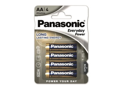 Батарейка Panasonic EVERYDAY POWER лужна AA блістер, 4 шт.