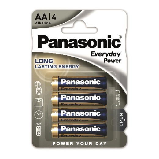 Батарейка Panasonic EVERYDAY POWER лужна AA блістер, 4 шт.