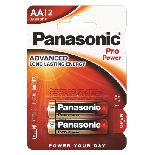 Батарейка Panasonic PRO POWER лужна AA блістер, 2 шт.