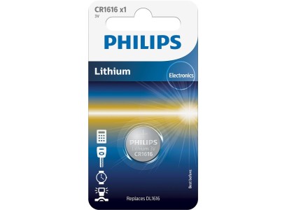 Батарейка Philips   літієва CR1616  блістер, 1 шт