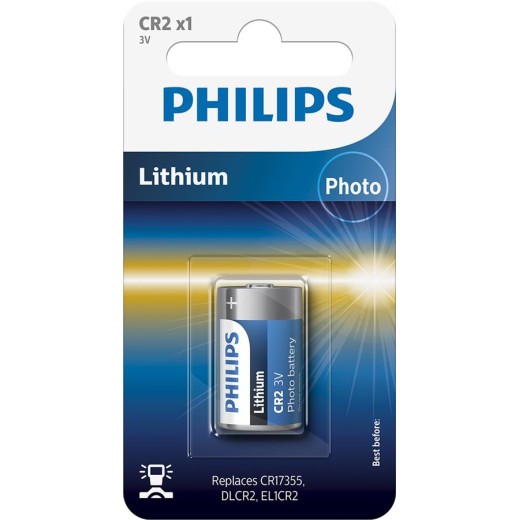 Батарейка Philips   літієва CR2  блістер, 1 шт