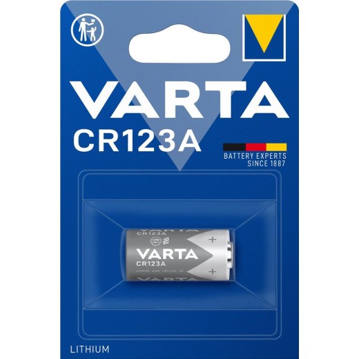 Батарейка VARTA  літієва CR123 блістер, 1 шт.