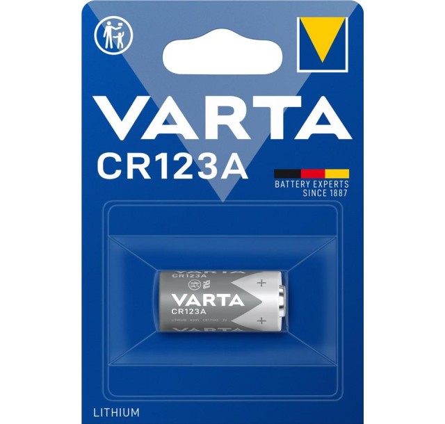 Батарейка VARTA  літієва CR123 блістер, 1 шт.