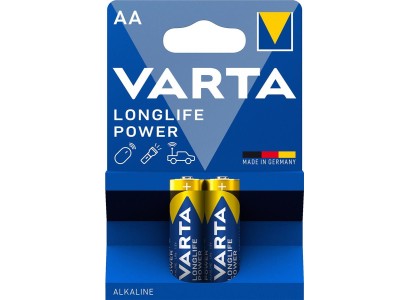 Батарейка Varta Longlife Power лужна AA блістер, 2 шт