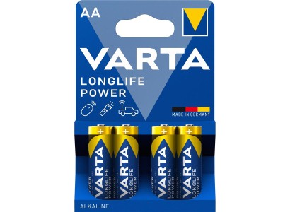 Батарейка Varta Longlife Power лужна AA блістер, 4 шт