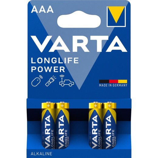 Батарейка Varta Longlife Power лужна AAA блістер, 4 шт