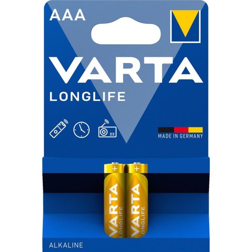 Батарейка Varta Longlife лужна AAA блістер, 2 шт