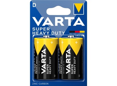 Батарейка Varta Super Heavy Duty  вугільно-цинкова D BLI 2 блістер, 2 шт