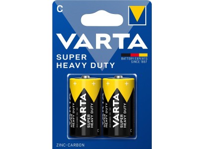 Батарейка Varta Super Heavy Duty вугільно-цинкова C BLI 2  блістер, 2 шт