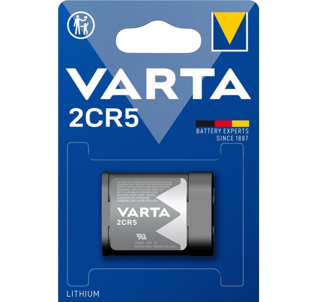 Батарейка Varta літієва 2CR5 блістер, 1 шт