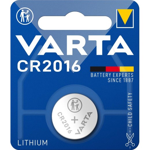 Батарейка VARTA літієва CR2016 блістер, 1 шт.