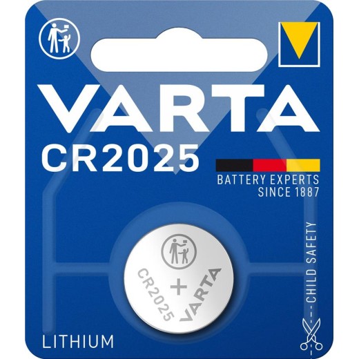 Батарейка VARTA літієва CR2025  блістер, 1 шт.