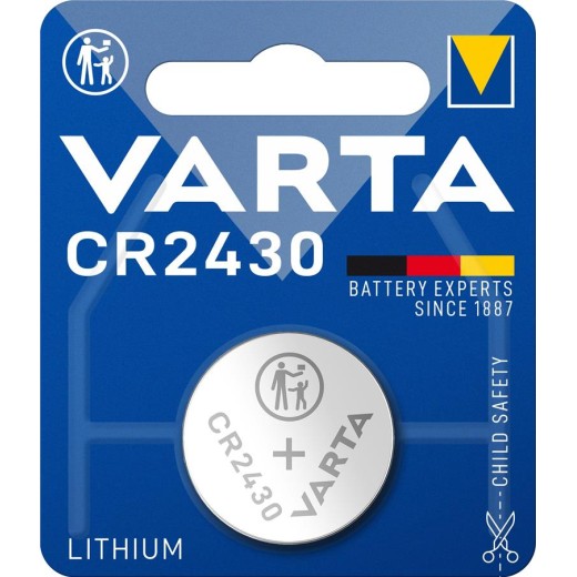 Батарейка Varta літієва CR2430  блістер, 1 шт