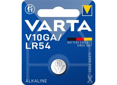 Батарейка Varta лужна  V10 GA (LR54) блістер, 1 шт