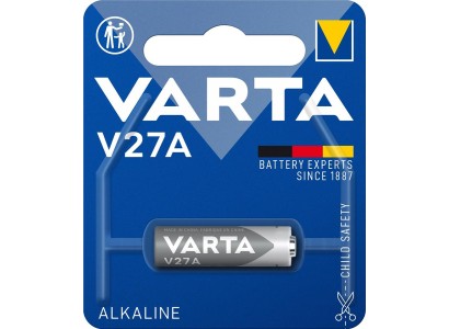 Батарейка Varta лужна V27 A (MN27, 27А, GP27A, L828) блістер, 1 шт