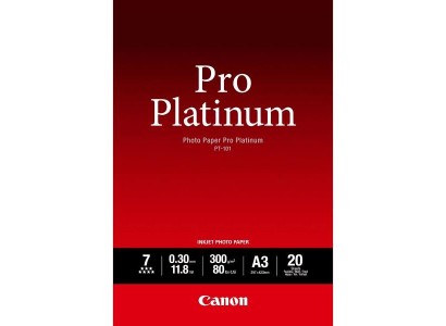 Папiр Canon A3 Pro Platinum Photo Paper PT-101, 20 арк.