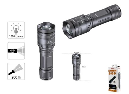 Ліхтар Hama Ultra Pro LED Torch L1000 Black