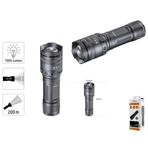 Ліхтар Hama Ultra Pro LED Torch L1000 Black