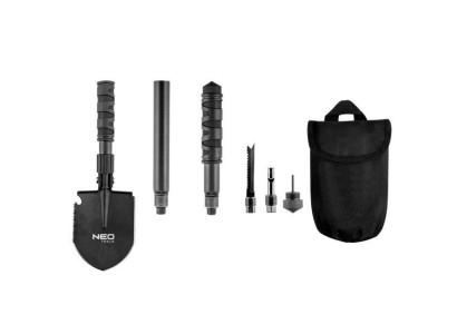 Лопата складана Neo Tools, 8в1, 63см, 0.92кг, чохол