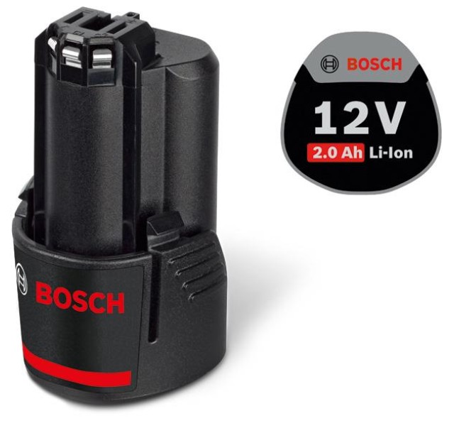 Акумулятор Bosch Professional GBA 12V 2.0Aг, 0.25кг