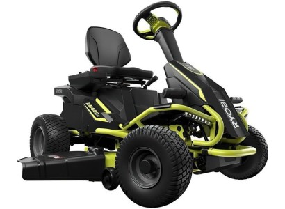 Газонокосарка-райдер акумуляторна Ryobi RY48RM76A, 48В, 1х50Аг, 76см, 35-115мм, до 4000 кв.м, фари, круїз-контроль