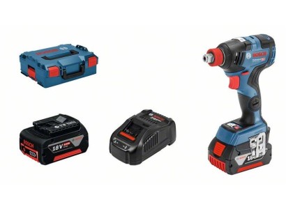 Гайковерт ударний Bosch GDX 18V-200 З, 18V, АКБ 2х5Аг, 3400об/хв, 200 Нм, М6-М16, 1.2кг