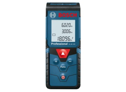 Далекомір лазерний Bosch GLM 40, 0.15-40м,  ±1.5мм