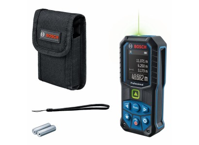 Далекомір лазерний Bosch GLM 50-25 G, 0.05–50м, ±1.5мм/м, з чохлом, 0.2кг